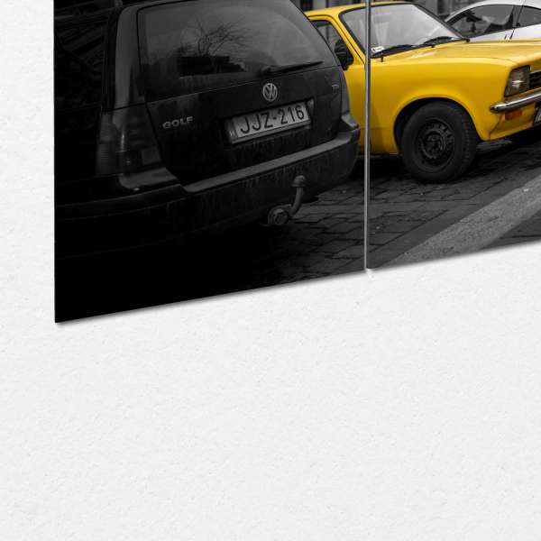 Old car falikép