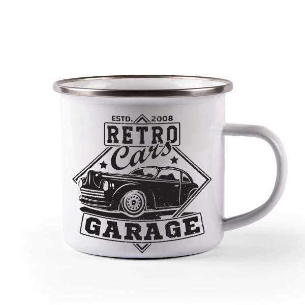 Hot Road Classic Car - Zománcozott bögre