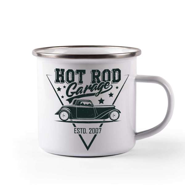 Hot Road Garage - Zománcozott bögre