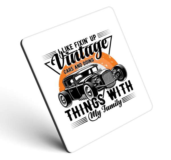 Vintage Car - Poháralátét